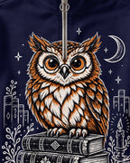 Owl Books Birdwatching Quarter-Zip Stretch Sweatshirt Spandex UPF50+