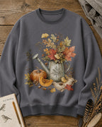 American Goldfinch Coneflower Birding Graphic Crewneck Sweatshirt for birdwatching and garden lovers – product image 5