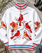 Cardinal What Cheer Winter UPF50+ Spandex Quarter-Zip Stretch Sweatshirt