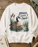 Goose Nesting Family Wetland Water Bird Sweatshirt