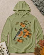 UPF 50+ Eastern Bluebird Orange Tree Sun Hoodie for birdwatching enthusiasts – product image 7