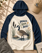 UPF 50+ Goose Wetland Birdwatching Sun Protection Hoodie for birdwatching enthusiasts – product image 1