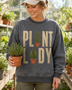 Plant Lady Snake Plant Botanical Gardening Sweatshirt