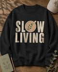 Slow Living Potted Herb Botanical Gardening Sweatshirt
