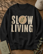 Slow Living Potted Herb Botanical Gardening Sweatshirt