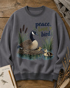 Goose Nesting Family Wetland Water Bird Sweatshirt
