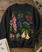 Poison Garden Botanical Floral Graphic Sweatshirt