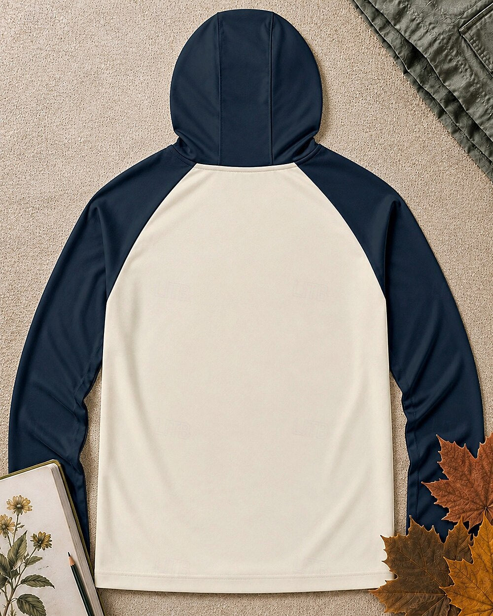 UPF 50+ Goose Nesting Family Wetland Sun Protection Hoodie