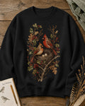 Northern Cardinal Bird Watching Crewneck Sweatshirt with Nest for birdwatching enthusiasts – product image 6