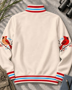 Cardinal What Cheer Winter UPF50+ Spandex Quarter-Zip Stretch Sweatshirt