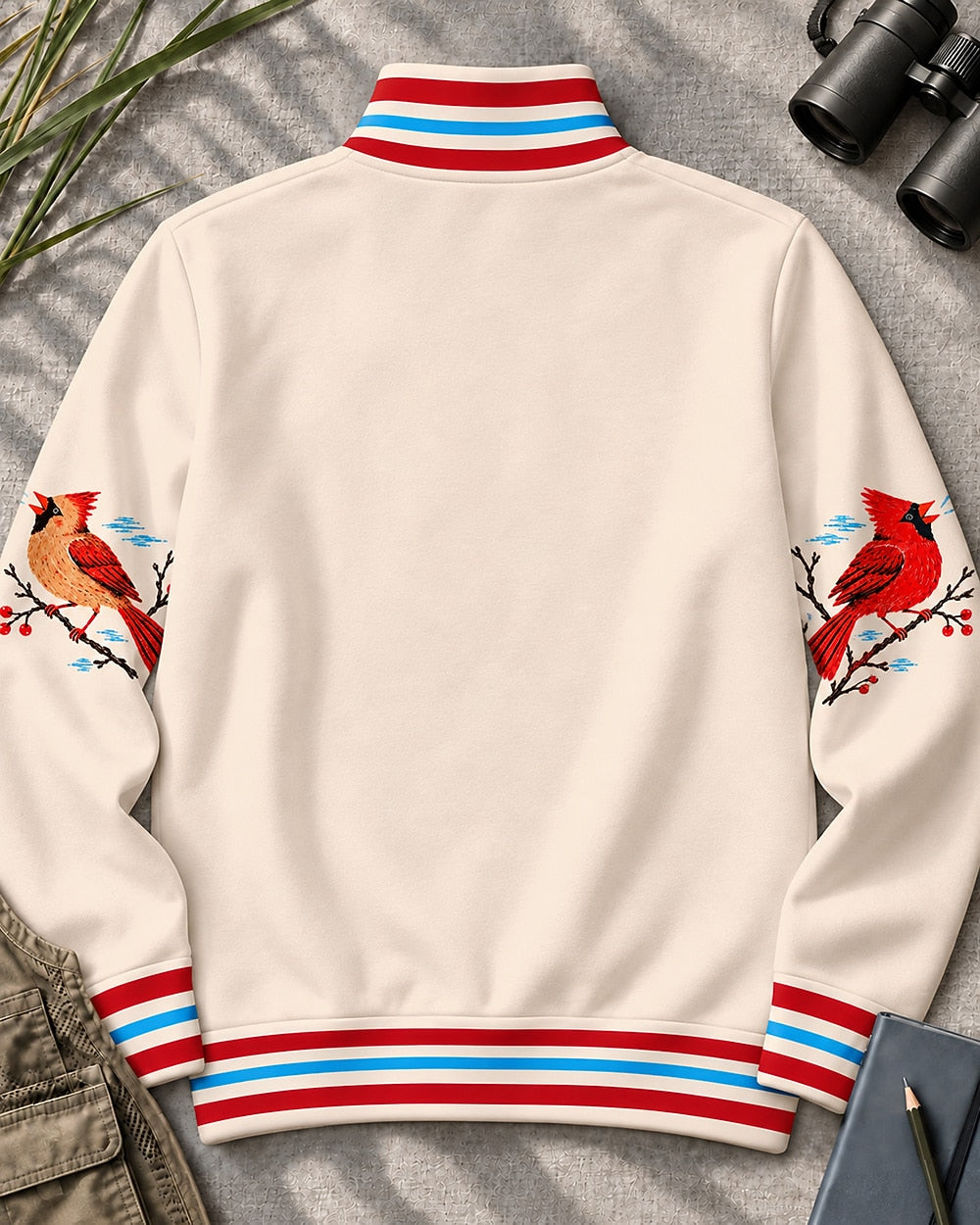 Cardinal What Cheer Winter UPF50+ Spandex Quarter-Zip Stretch Sweatshirt