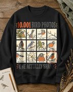 Funny Bird Photography Robin Graphic Crewneck Sweatshirt