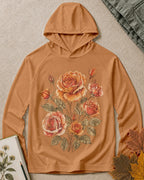 UPF 50+ Rose Botanical Vintage Garden Sun Hoodie for garden and nature lovers – product image 5