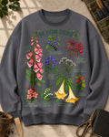 Poison Garden Botanical Floral Graphic Sweatshirt