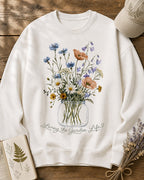Wildflower Bouquet Botanical Living Garden Life Sweatshirt