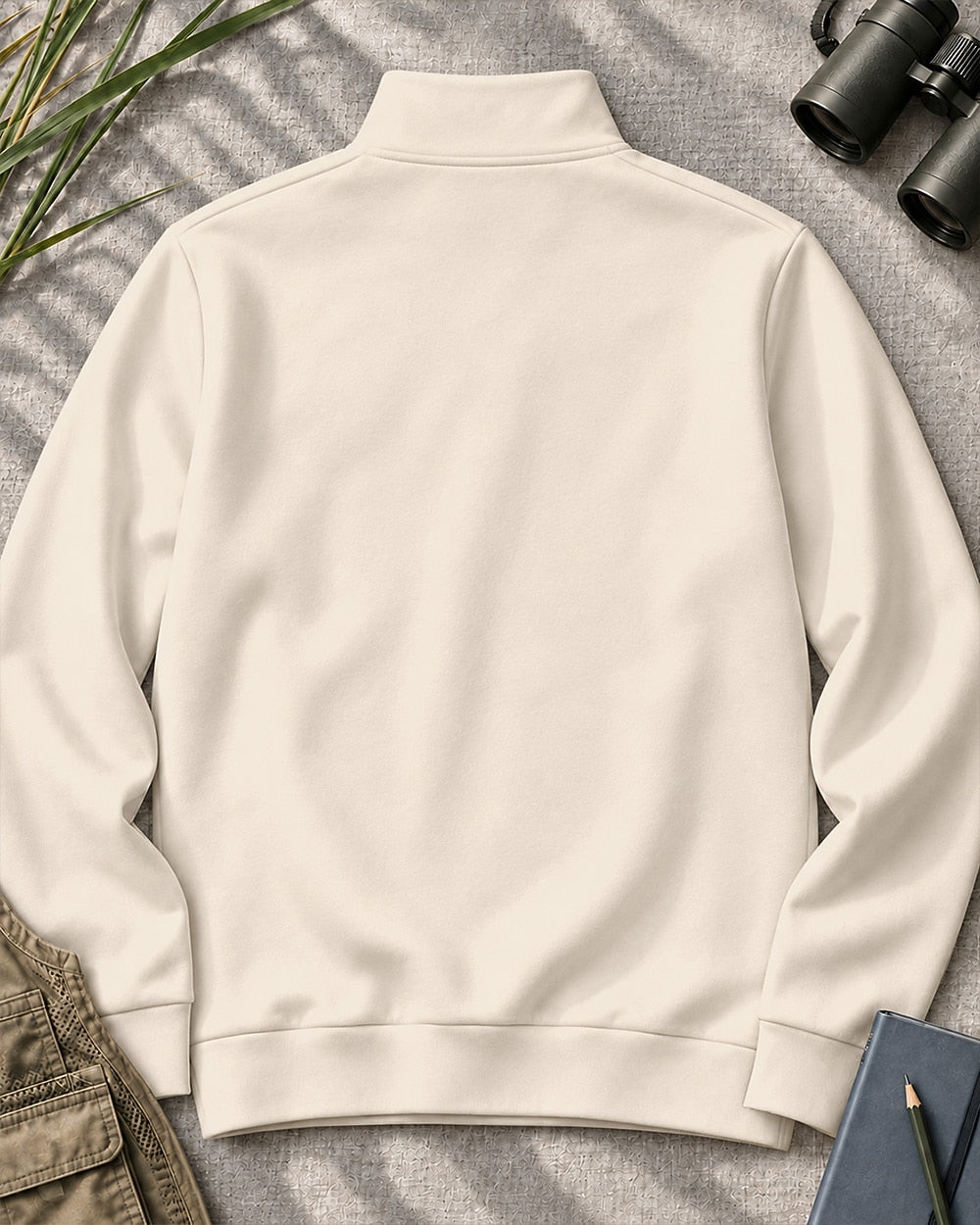 Funny Bird Photography Robin UPF50+ Spandex Quarter-Zip Stretch Sweatshirt