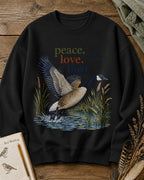 Goose Taking Flight Wetland Water Bird Sweatshirt