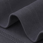 gray fabric close-up for the women's goldfinch yellow flowers cotton T-shirt.