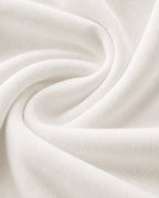 Cream fabric close-up for the women's sunflower rustic fence crewneck sweatshirt.