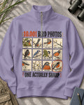 Funny Bird Photography Robin UPF50+ Spandex Quarter-Zip Stretch Sweatshirt