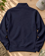 Tulip Bee Garden Quarter-Zip Stretch Sweatshirt Spandex UPF50+