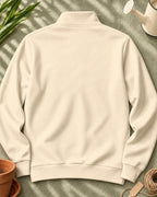 Sunflower Bouquet Garden Quarter-Zip Stretch Sweatshirt Spandex UPF50+