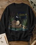 Goose Nesting Family Wetland Water Bird Sweatshirt