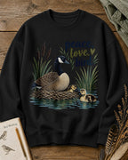Goose Nesting Family Wetland Water Bird Sweatshirt